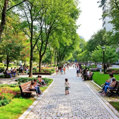 Konblok Untuk Taman Kece Di Tengah Kota
